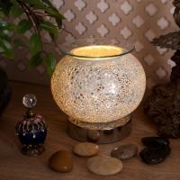 Sense Aroma Silver Mosaic Round Touch Electric Wax Melt Warmer Extra Image 1 Preview